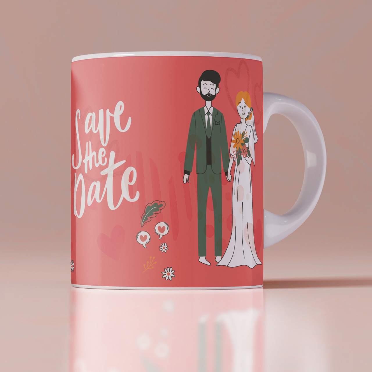 Save The Date personlized mug
